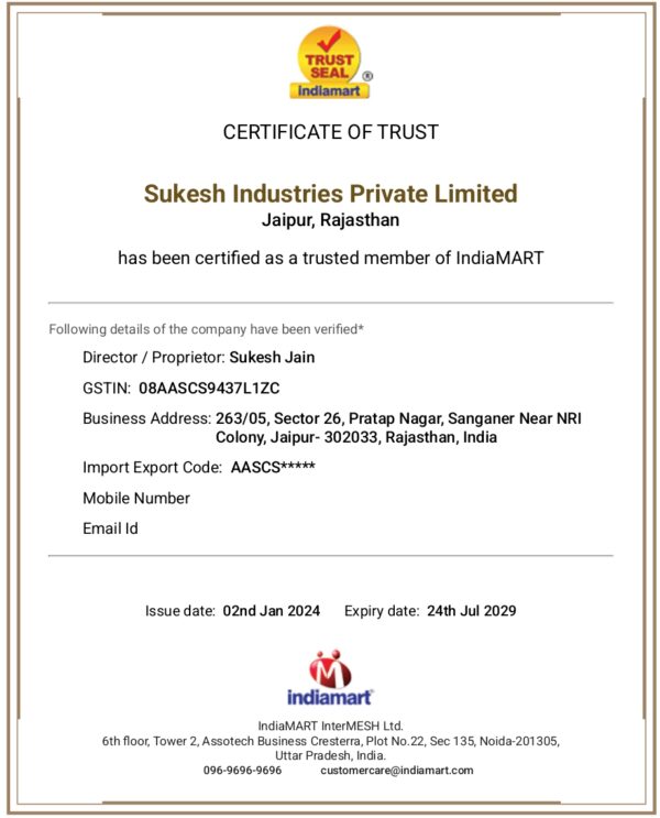 Business Trust Profile of Sukesh Industries Private Limited_page-0001